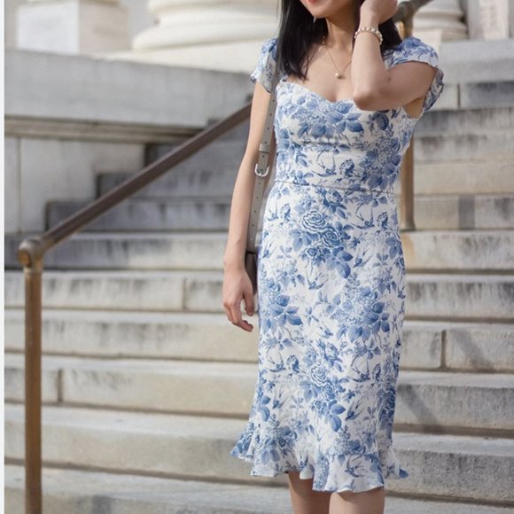Reformation Rosi Dress - Pompadour - Picture 3 of 10